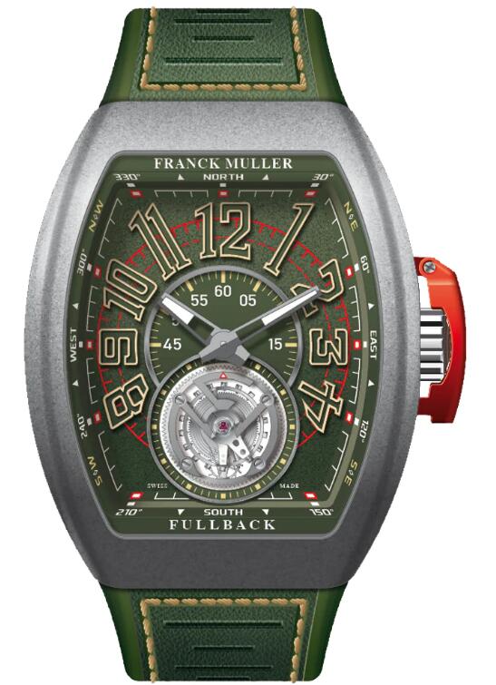 Review Franck Muller Vanguard Fullback Tourbillon Replica Watch V 45 T DT LCK (VE) (TTMC) (VE. VE SB)